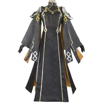 Древний Косплейный костюм Genshin Impact Zhongli на Хэллоуин, Мужской игровой костюм, одежда из аниме